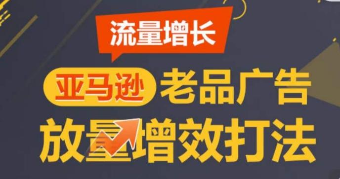 亚马逊流量增长-老品广告放量增效打法，循序渐进，打造更多TOP listing​-蚂蚁汇资源分享项目网