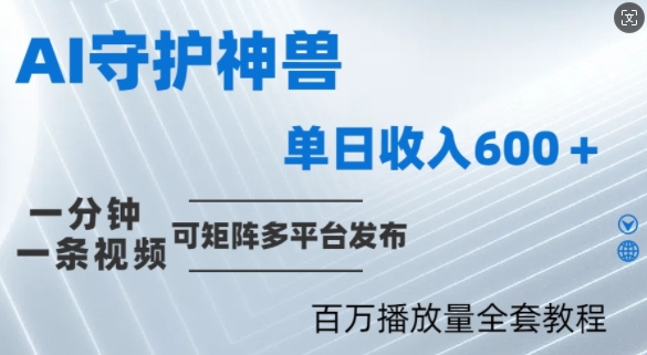 制作各省守护神,100多W播放量的视频只需要1分钟就能完成【揭秘】