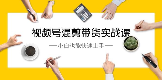 视频号混剪带货实战课，小白也能快速上手（10节课）-蚂蚁汇资源分享项目网