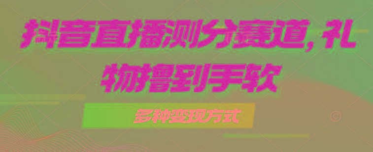 抖音直播测分赛道，多种变现方式，轻松日入1000+-蚂蚁汇资源分享项目网