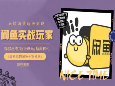 手把手教你0到1系统玩转闲鱼变现，爆款思维/超级曝光/超高转化-蚂蚁汇资源分享项目网
