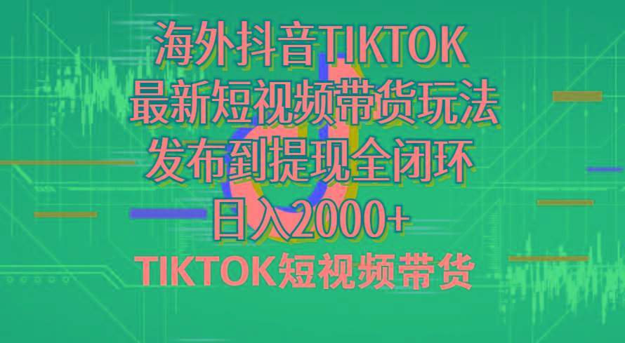 海外短视频带货，最新短视频带货玩法发布到提现全闭环，日入2000+-蚂蚁汇资源分享项目网
