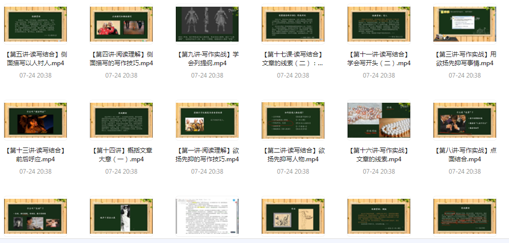 阅读理解及写作技法-蚂蚁汇资源分享项目网