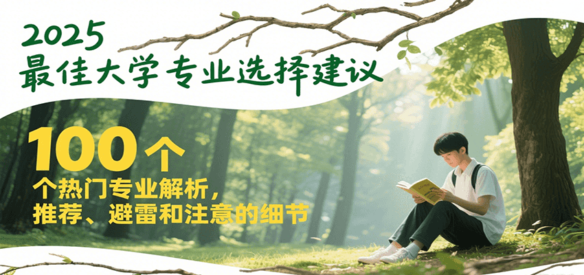 2025最佳大学专业选择建议,100个热门专业解析,推荐、避雷和注意的细节-蚂蚁汇资源分享项目网