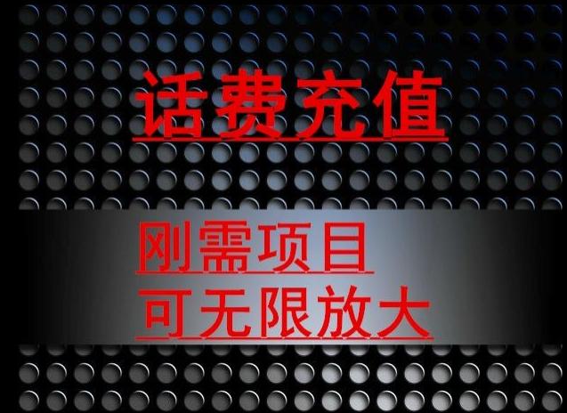 最新蓝海项目，刚需赛道，95折充话费月入5位数-蚂蚁汇资源分享项目网