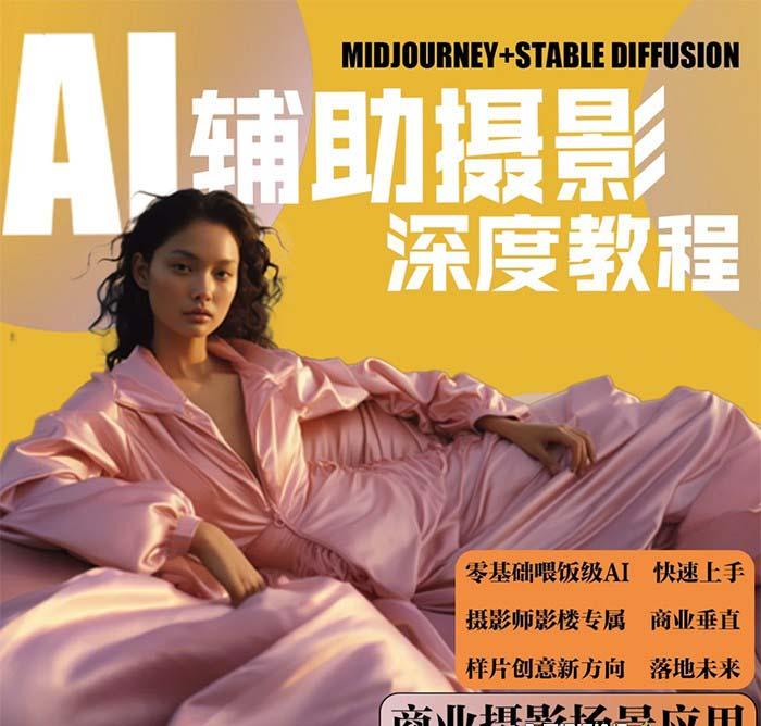 (8727期)2024年AI辅助摄影人工智能商业应用摄影课程(37节课)-蚂蚁汇资源分享项目网