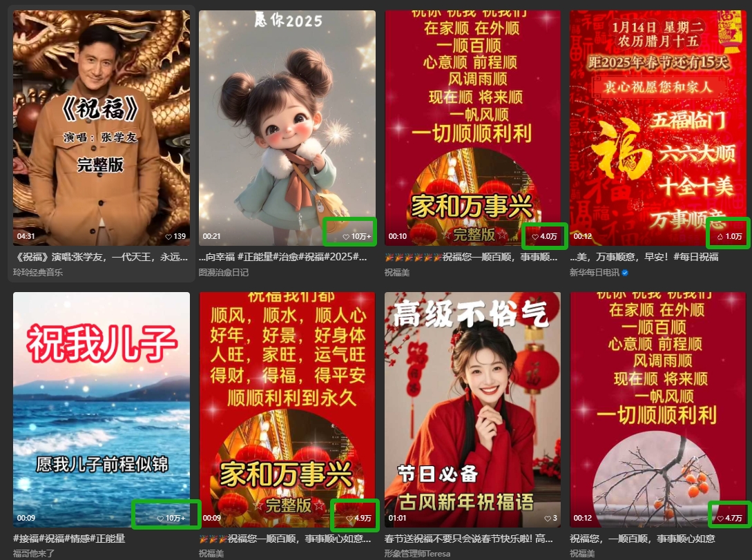 银发经济新年风口,儿女祝福视频爆火,一条作品上万播放,一定要抓住-蚂蚁汇资源分享项目网