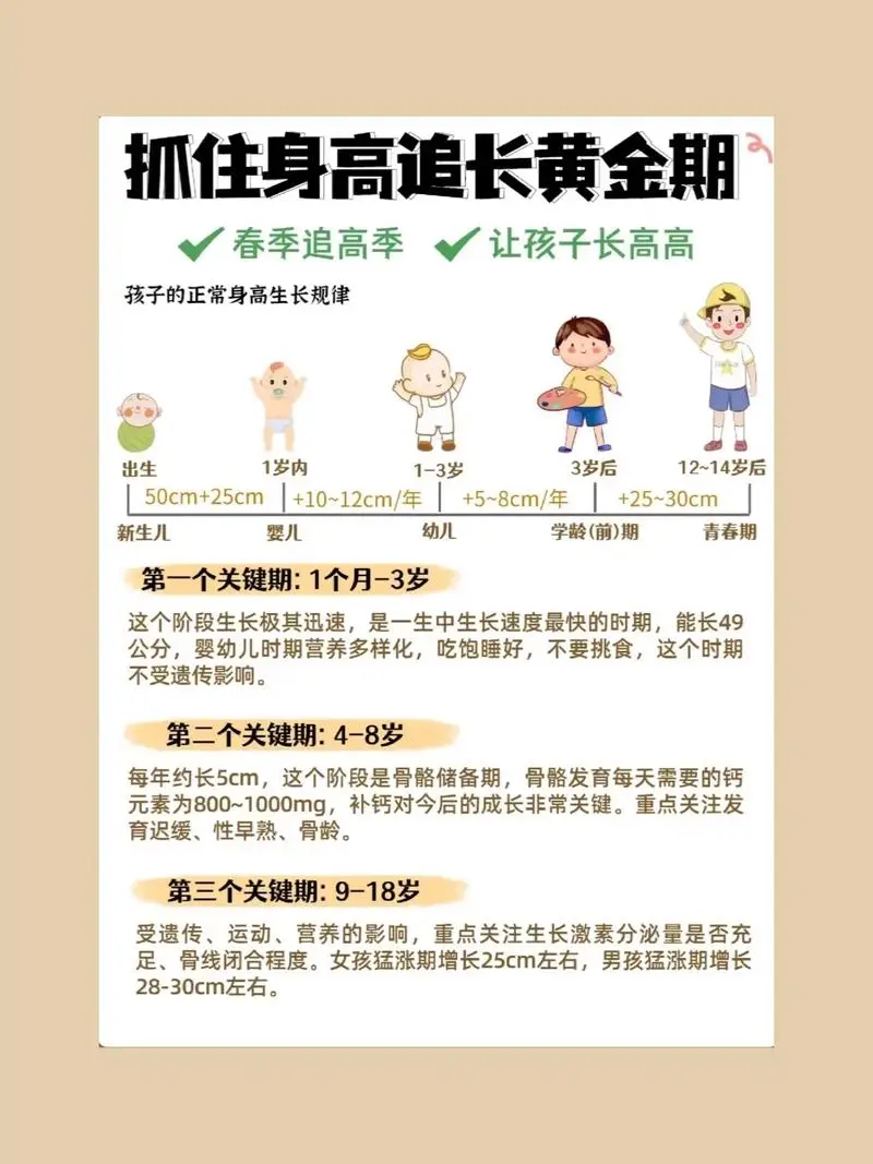 抓住长高黄金期 让孩子突破遗传二次长高-蚂蚁汇资源分享项目网