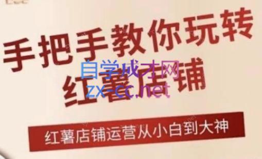 海燕老师·2024手把手教你玩转红薯店铺-蚂蚁汇资源分享项目网