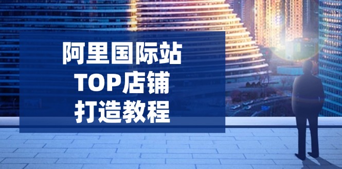 阿里国际站TOP店铺打造教程：涵盖平台到高阶，解决运营难题，提升询盘-蚂蚁汇资源分享项目网