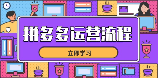 拼多多运营流程，从选品到流量，全链路运营技巧，助力店铺爆单-蚂蚁汇资源分享项目网