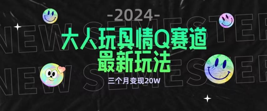全新大人玩具情Q赛道合规新玩法，公转私域不封号流量多渠道变现，三个月变现20W【揭秘】-蚂蚁汇资源分享项目网