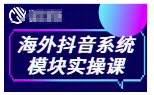 海外抖音Tiktok系统模块实操课，TK短视频带货，TK直播带货，TK小店端实操等-蚂蚁汇资源分享项目网