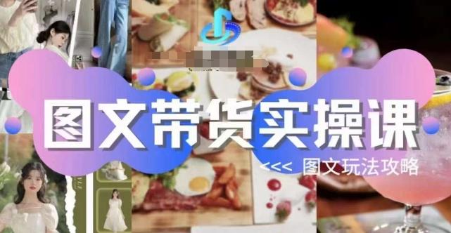 图文带货实操课，图文玩法攻略玩法-蚂蚁汇资源分享项目网