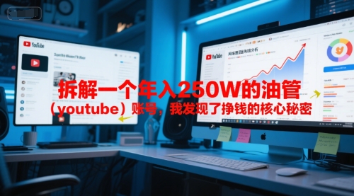 付费文章：拆解一个年入250W的油管(youtube)账号，我发现了挣钱的核心秘密-蚂蚁汇资源分享项目网