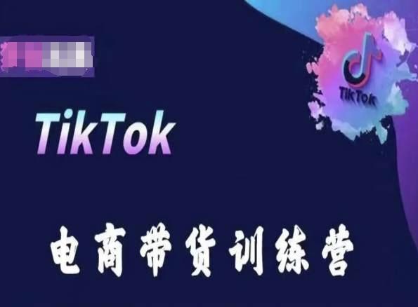 TikTok电商带货训练营，跟随时代潮流，跨境掘金-蚂蚁汇资源分享项目网