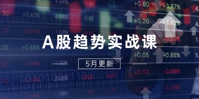 A股趋势实战课：主力动向+政策红利，2025全年策略5月更新-蚂蚁汇资源分享项目网