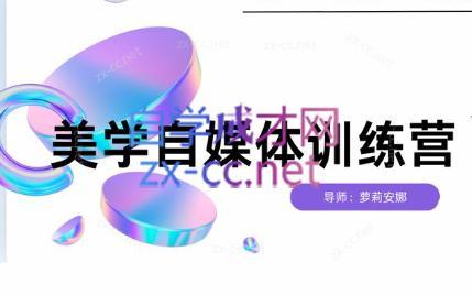 安娜·美学自媒体IP系统课-蚂蚁汇资源分享项目网