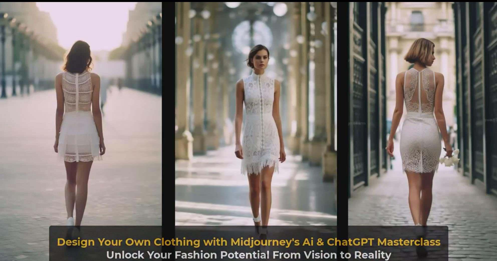 图片[2]-利用 Midjourneys Ai 人工智能设计自己的服装AI大师班-10节课-中英字幕-蚂蚁汇资源分享项目网