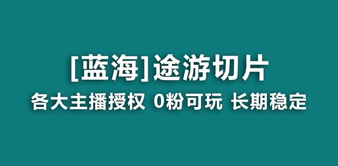 抖音途游切片，龙年第一个蓝海项目，提供授权和素材，长期稳定，月入过万-蚂蚁汇资源分享项目网