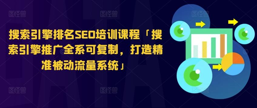 搜索引擎排名SEO培训课程「搜索引擎推广全系可复制，打造精准被动流量系统」-蚂蚁汇资源分享项目网