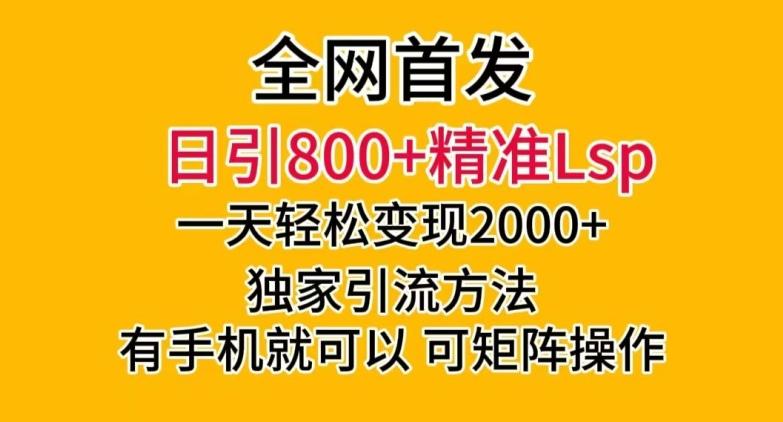 全网首发！日引800+精准老色批，一天变现2000+，独家引流方法，可矩阵操作【揭秘】-蚂蚁汇资源分享项目网