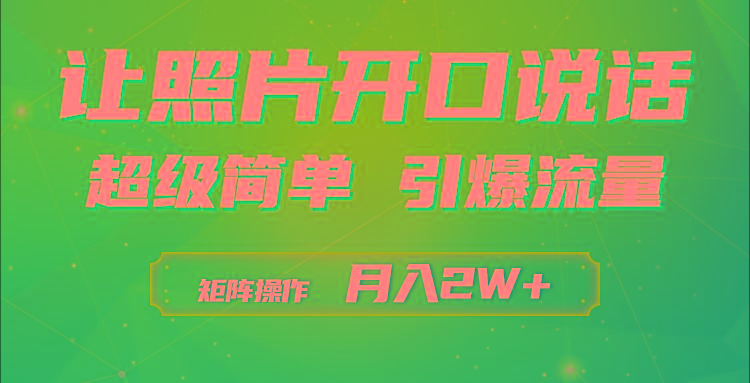 (9553期)利用AI工具制作小和尚照片说话视频，引爆流量，矩阵操作月入2W+-蚂蚁汇资源分享项目网