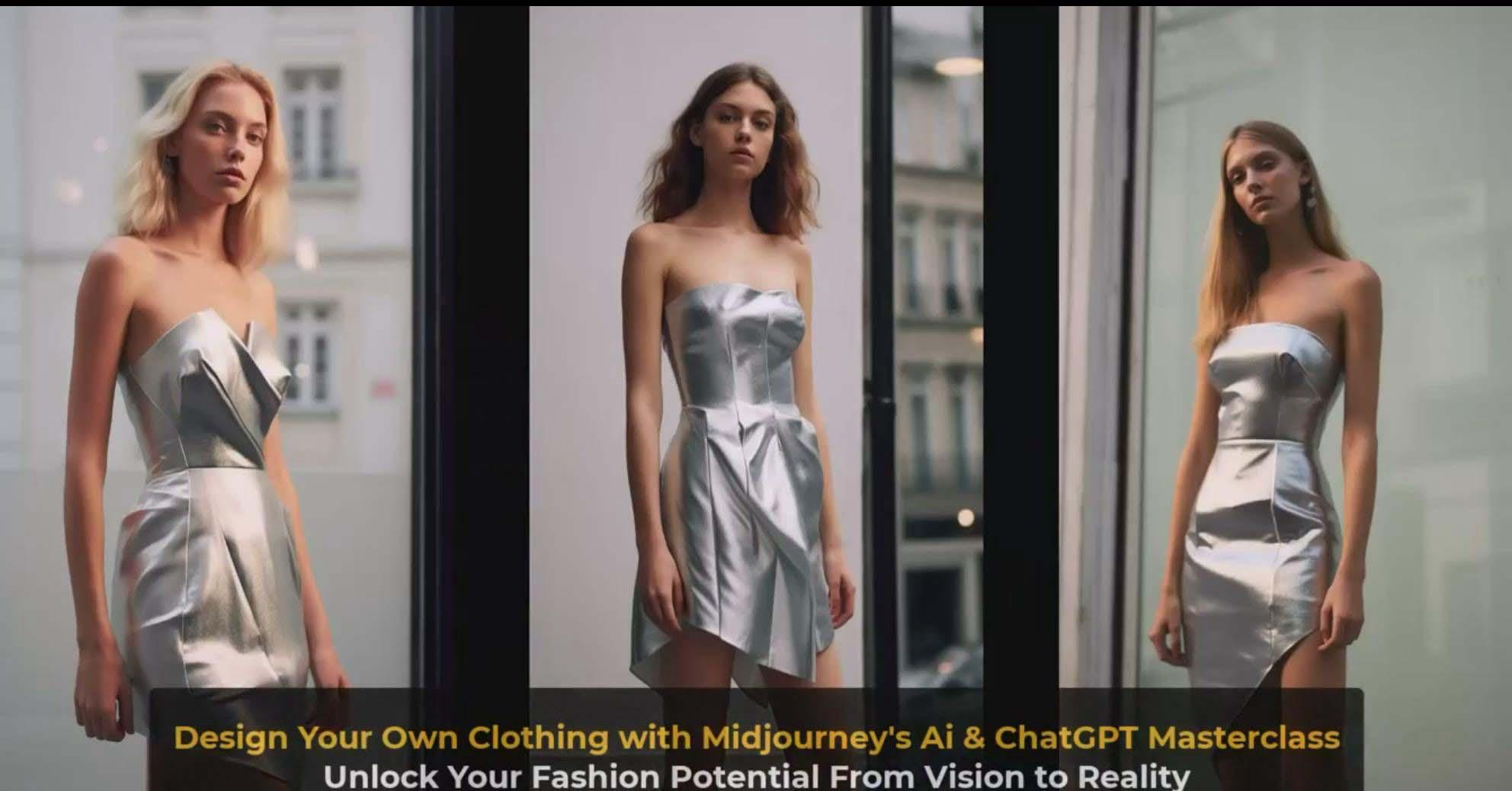 图片[8]-利用 Midjourneys Ai 人工智能设计自己的服装AI大师班-10节课-中英字幕-蚂蚁汇资源分享项目网