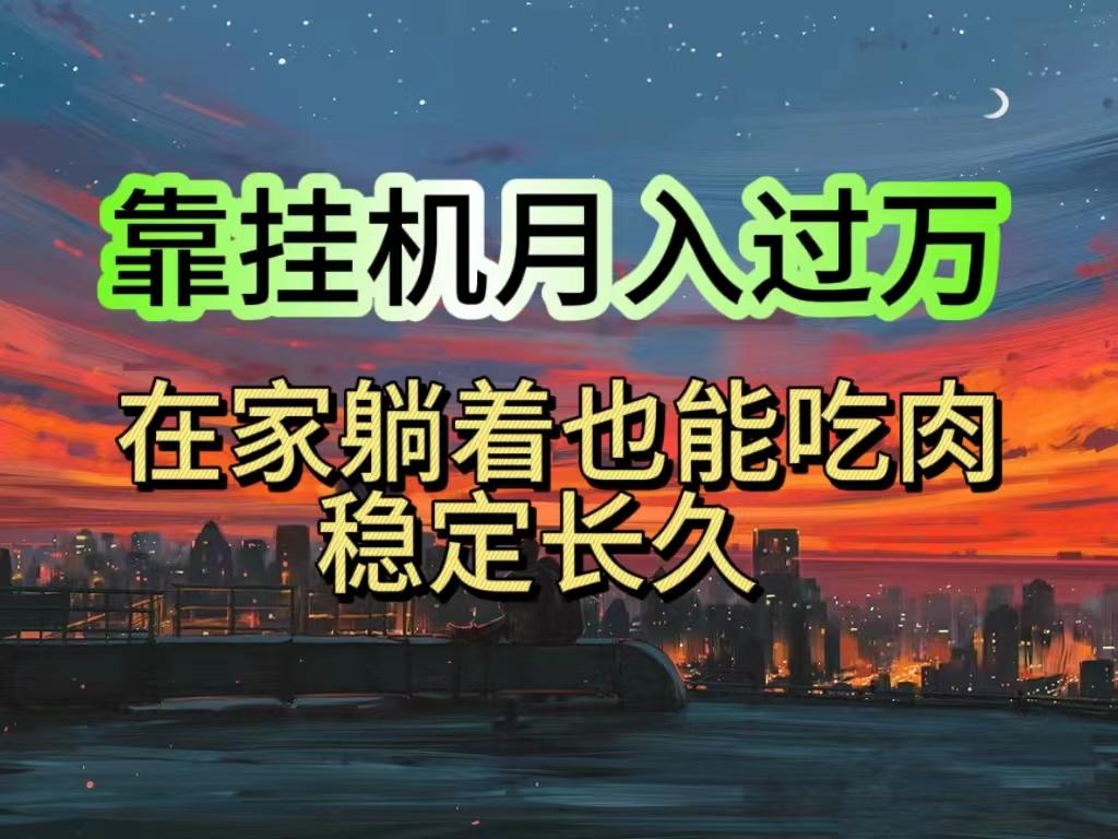 挂机项目日入1000+，躺着也能吃肉，适合宝爸宝妈学生党工作室，电脑手…-蚂蚁汇资源分享项目网