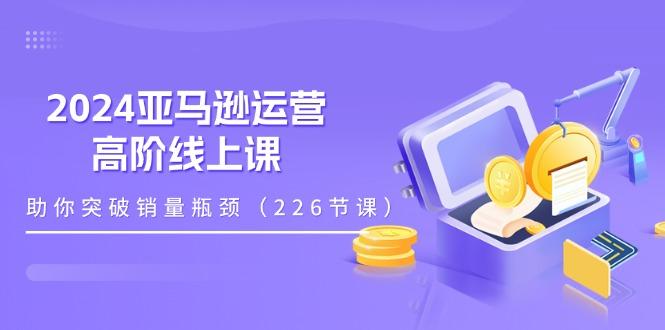 2024亚马逊运营-高阶线上课，助你突破销量瓶颈(228节课-蚂蚁汇资源分享项目网