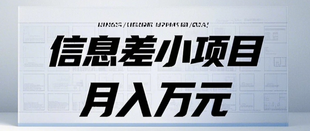 信息差小项目：国内外视频代下载，项目操作简单零成本零门槛月入过万-蚂蚁汇资源分享项目网