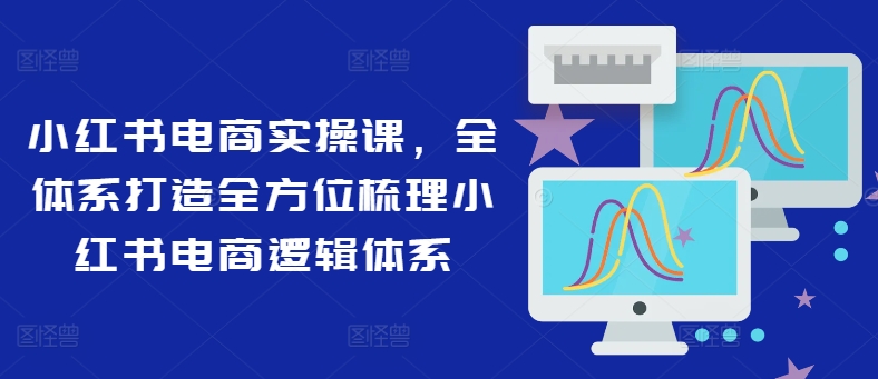小红书电商实操课，全体系打造全方位梳理小红书电商逻辑体系-蚂蚁汇资源分享项目网