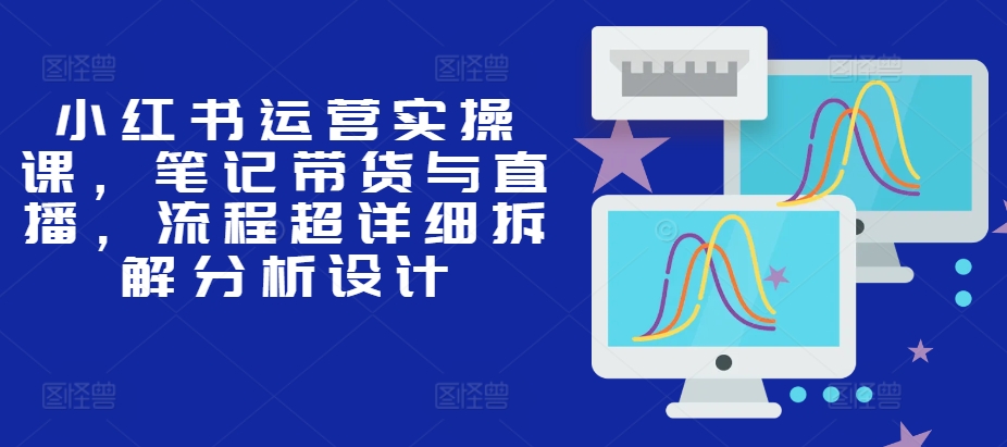 小红书运营实操课，笔记带货与直播，流程超详细拆解分析设计-蚂蚁汇资源分享项目网