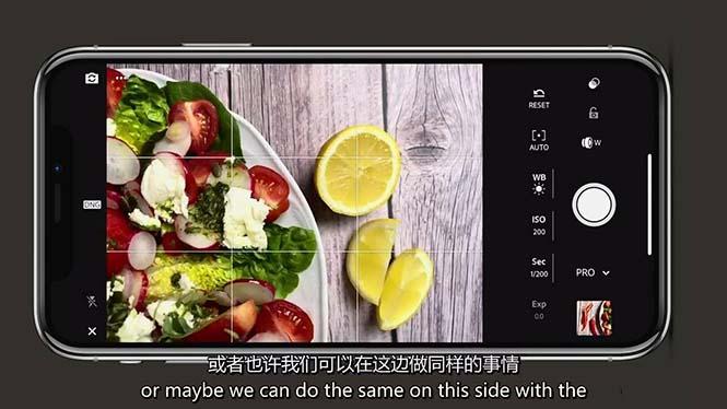 iPhone 美食摄影-掌握美食摄影造型-构图和编辑艺术-21节课-中英字幕-蚂蚁汇资源分享项目网