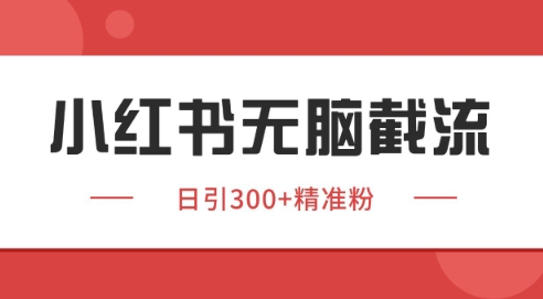 小红书截流同行客源，独家野路子获客玩法 日引200+暴力获客【揭秘】-蚂蚁汇资源分享项目网