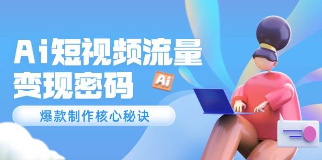 Ai短视频流量密码，爆款制作核心秘诀，120万案例深度解析-蚂蚁汇资源分享项目网