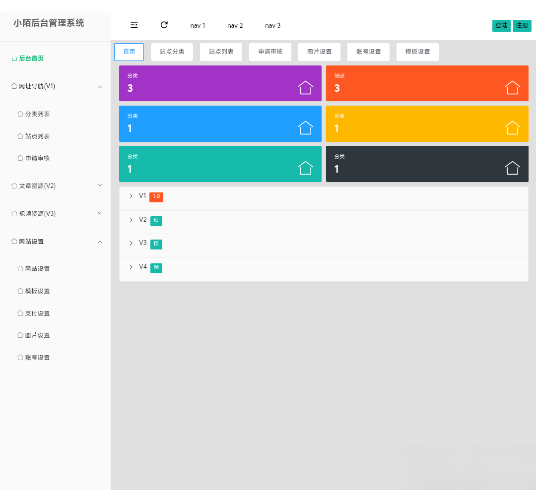 PHP网址导航源码-蚂蚁汇资源分享项目网