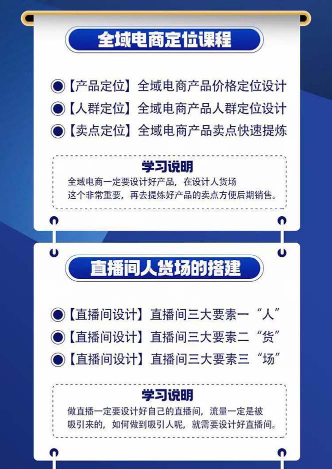 图片[2]-全域电商-粗暴玩法课：10亿销售经验干货分享！定位/免费起号/千川投流-蚂蚁汇资源分享项目网