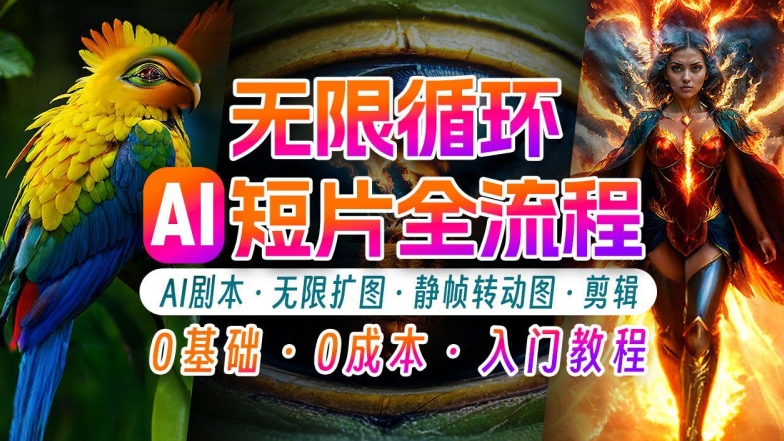 AI剪辑无限循环画面：新手轻松月入上万的秘技【揭秘】-蚂蚁汇资源分享项目网