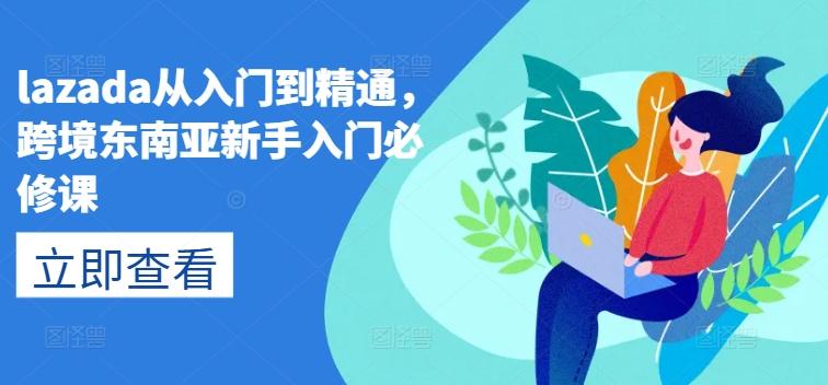 lazada从入门到精通，跨境东南亚新手入门必修课-蚂蚁汇资源分享项目网