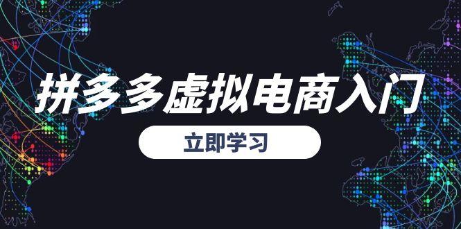 拼多多虚拟电商入门，精准选品方法论，无货源模式起盘技巧-蚂蚁汇资源分享项目网