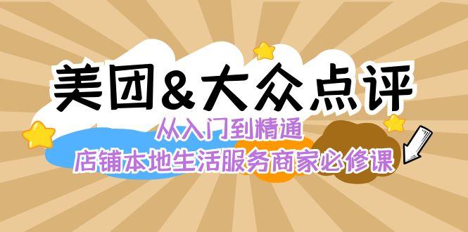 美团+大众点评 从入门到精通：店铺本地生活 流量提升 店铺运营 推广秘术 评价管理-蚂蚁汇资源分享项目网