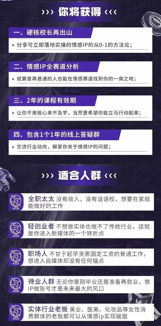 图片[1]-情感直播IP短视频全通大课，普通人的IP之路从情感赛道开始(18节-蚂蚁汇资源分享项目网