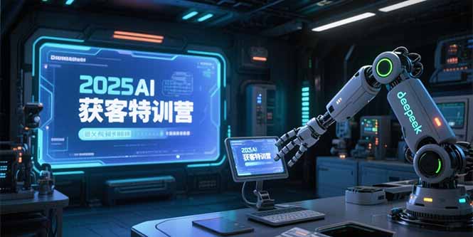 2025AI获客特训营，AI图文视频全制作，deepseek工具实操教学-蚂蚁汇资源分享项目网