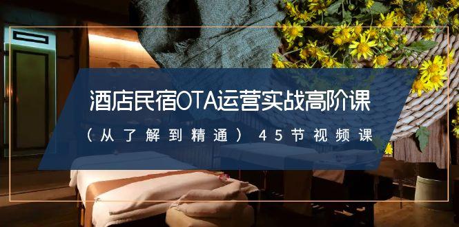酒店民宿OTA运营实战高阶课(从了解到精通)45节视频课-蚂蚁汇资源分享项目网
