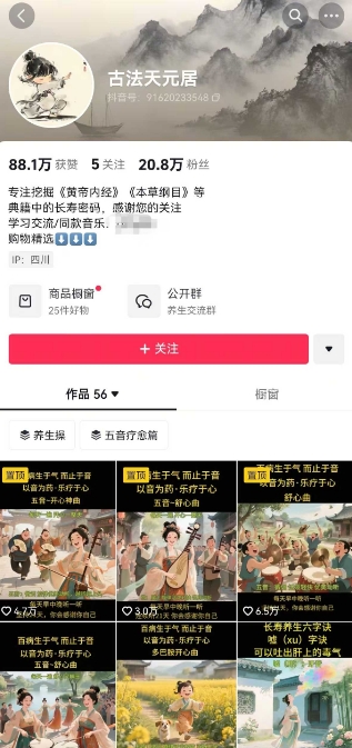 古法五音养生教程，五音疗愈的视频的制作方法，2-4小时就能学会，作者10天涨粉10W-蚂蚁汇资源分享项目网