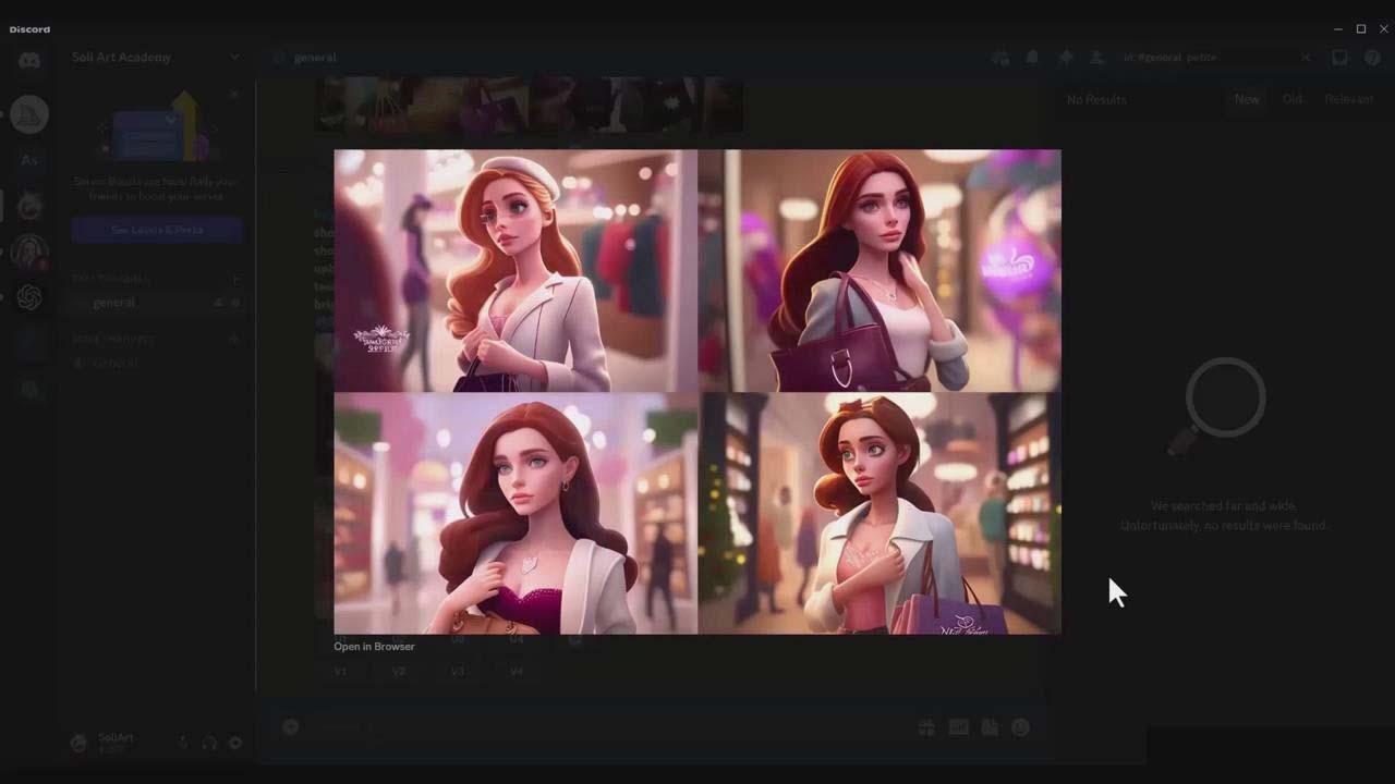图片[5]-掌握 MidJourney V5 AI + ChatGPT创建一致的角色设计图像-22节课-中英字幕-蚂蚁汇资源分享项目网
